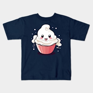 Cream Ghost Cute Kids T-Shirt